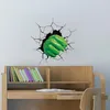 3D Hulk Faust Wandtattoo 1 Stück, Abziehbar Ohne Produktbild-Vorschau 2