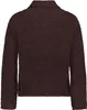 A back view of a brown textured cardigan. Produktbild-Vorschau