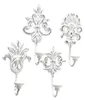Garderobenhaken Ivy Metall H.14,5 cm weiß 4er Set Produktbild-Vorschau 1