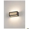 SLV BOX-L E27 wandlamp, vierkant, antraciet, E27, max. 18W Productafbeelding-voorbeeld 8