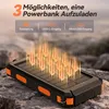Solar Powerbank 10000mAh mit USB-C, LED Taschenlampe & Produktbild-Vorschau 3