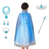 Elsa Frozen Cape-Set mit Schmuck 8-teilig Produktbild-Vorschau 3