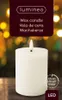 Lumineo LED Wachskerze White warmweiß Ø 7 cm Höhe 11,2 cm Produktbild-Vorschau 5