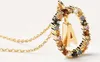 PDPAOLA Halskette LETTERS 18K gold plated silver gold Produktbild-Vorschau 2