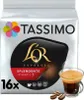 A package of Tassimo L'OR Espresso Splendente coffee pods, with a cup of espresso and coffee beans shown. Produktbild-Vorschau