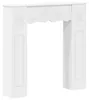 vidaXL Revêtement pour cheminée, blanc, 102 x 20 x 102 cm, Voir les images du produit 1