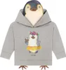 Mr. & Mrs. Panda Organic Baby Hoodie Pinguin Kokosnuss 12. Produktbild-Vorschau 2