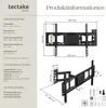 Nástěnný držák na TV s možností naklápění a otáčení pro 32" Náhled obrázku produktu 8