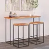 vidaXL Stolová deska 110x40x2,5cm obdélníková z masivního Náhled obrázku produktu 1