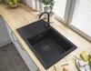 Granitan | Granit-Spüle LOUIS - Schwarz - Minimalistisches Produktbild-Vorschau 2