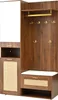 MODFU Garderobenschrank Wandgarderobe mit 6 goldenen Produktbild-Vorschau 5