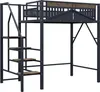 A loft bed with stairs against a white background. Náhled obrázku produktu
