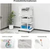 Druckertisch mit Rollen | 3-schichtiger Druckerständer 60 x Produktbild-Vorschau 5