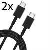 2x Typ-C Schnell-Ladekabel für Original Samsung Galaxy M11, Produktbild-Vorschau 2