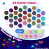 Glitzertattoo Set, Bledras Kinder Temporäre Tattoos mit 210 Produktbild-Vorschau 4