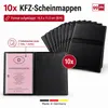 10x KFZ-Scheinhülle Schwarz Ausweishülle Fahrzeugschein Produktbild-Vorschau 6