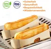 Two toast bags with toast inside a toaster. Produktbild-Vorschau
