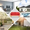 GOPLUS Gartenbank Holz, Gartensofa mit Liegefunktion, 2-3 Produktbild-Vorschau 6
