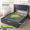 Juskys Polsterbett Savona 140x200 cm - Bett mit Stauraum, Produktbild-Vorschau 4