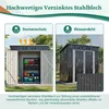 Geräteschuppen Gerätehaus Metall Gartenhaus Lagerschuppen Produktbild-Vorschau 7