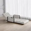 UnboxG Sofa-Bett Beige aus Lammfell, 5-fach verstellbar, Produktbild-Vorschau 13