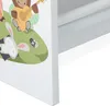 Detský regál Relaxdays, 6 boxov, 4 látkové priehradky, Náhľad obrázku produktu 9
