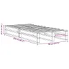 Massivholzbett ohne Matratze 90x200 Kiefernholz Produktbild-Vorschau 8