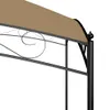 vidaXL Pavillon 3x4x2,65 m Taupe 180 g/m² Produktbild-Vorschau 3