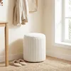 Pouf contenitore HOMCOM con coperchio reversibile, bianco Anteprima dell’immagine prodotto 1