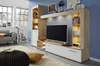 trendteam Wohnen Wohnwand Logo Eiche Sägerau hell 240 x 185 Produktbild-Vorschau 3