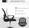 A close-up view of an ergonomic office chair, highlighting its features with text and icons. Náhled obrázku produktu