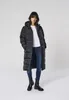 SOLO Cappotto lungo trapuntato con cappuccio e zip frontale Anteprima dell’immagine prodotto 5