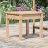 vidaXL Zahradní lavice 50x44x45 cm z masivního borovicového Náhled obrázku produktu 3