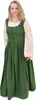 Ärmelloses Mittelalterkleid, Trägerkleid Lene, grün : M Produktbild-Vorschau 7