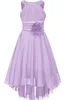 Mädchen Partykleid Gr. 128 cm – Festliches Chiffon Kleid Produktbild-Vorschau 1