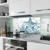 Küchenrückwand Spritzschutz Glas mit Motiv Sternspritzer 40 Produktbild-Vorschau 2