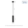 Spectrum Pendelleuchte Madara Mini Ring Schwarz IP20 GU10 Produktbild-Vorschau 8