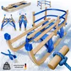 tectake® Slitta in legno Vivian pieghevole, con schienale Anteprima dell’immagine prodotto 19