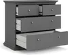 Commode - Gris 48,50 x 96,20 x 86,90 cm (h) Voir les images du produit 12