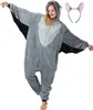 Flauschiges Fledermaus-Kostüm für Erwachsene mit Haarreif | Produktbild-Vorschau 1