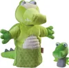 Haba Handpuppe Krokodil mit Baby Produktbild-Vorschau 1