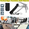 LZQ Ancre 1,5KG Ancre pliante Kit d'ancrage bateau Ancre Voir les images du produit 5