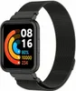 Strap-It Redmi Watch 2 Lite Milanese Armband (Schwarz) Produktbild-Vorschau 1