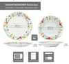 12tlg Tafelservice Variant Blümchen Porzellan 6 Pers. Produktbild-Vorschau 6