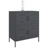 vidaXL Príborník antracit 68x39x79 cm oceľ Náhľad obrázku produktu 1