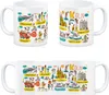 Kaffeebecher Köln Wimmelbild 300 ml 9 cm hoch Produktbild-Vorschau 4