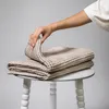 HOMLA VAFFEL Handtuch, beige, 100x150 cm Produktbild-Vorschau 5