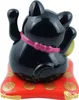 Glückskatze Maneki-neko Talisman schwarz Solar 7,5cm Produktbild-Vorschau 4