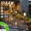 Lampa Ogrodowa Zewnętrzna E27 INOX SŁUPEK 45cm z Czujnikiem Podgląd zdjęcia produktu 4
