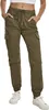 Urban Classics Ladies - High Waist Cargo Pants oliv - XL Produktbild-Vorschau 1